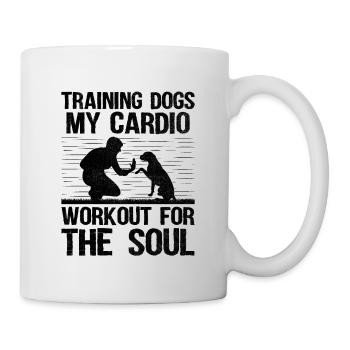 Dresseur de chiens Dressage de chiens Dressage de chiens Soins aux animaux de compagnie Pr - Mug blanc - blanc - Droite