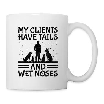 Dresseur de chiens Dressage de chiens Dressage de chiens Soins aux animaux de compagnie Pr - Mug blanc - blanc - Droite