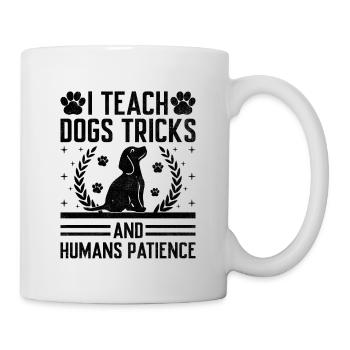 Dresseur de chiens Dressage de chiens Dressage de chiens Soins aux animaux de compagnie Pr - Mug blanc - blanc - Droite