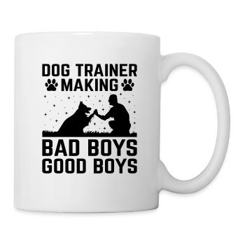 Dresseur de chiens Dressage de chiens Dressage de chiens Soins aux animaux de compagnie Pr - Mug blanc - blanc - Droite