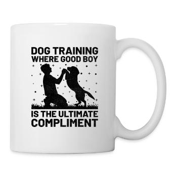 Dresseur de chiens Dressage de chiens Dressage de chiens Soins aux animaux de compagnie Pr - Mug blanc - blanc - Droite