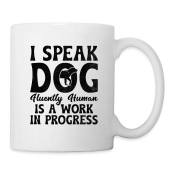 Dresseur de chiens Dressage de chiens Dressage de chiens Soins aux animaux de compagnie Pr - Mug blanc - blanc - Droite