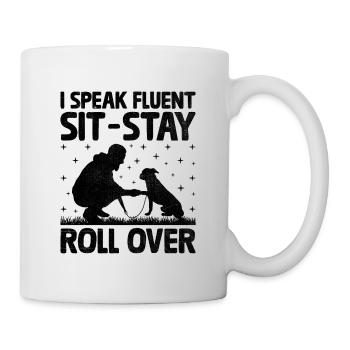 Dresseur de chiens Dressage de chiens Dressage de chiens Soins aux animaux de compagnie Pr - Mug blanc - blanc - Droite