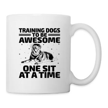 Dresseur de chiens Dressage de chiens Dressage de chiens Soins aux animaux de compagnie Pr - Mug blanc - blanc - Droite