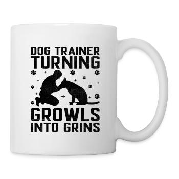 Dresseur de chiens Dressage de chiens Dressage de chiens Soins aux animaux de compagnie Pr - Mug blanc - blanc - Droite