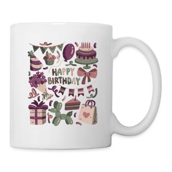 Happy Birthday! Happy Birthday! - Mug - white - Right