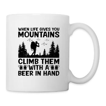 Randonnée Randonnée en plein air Alpinisme Trekking Natur - Mug blanc - blanc - Droite