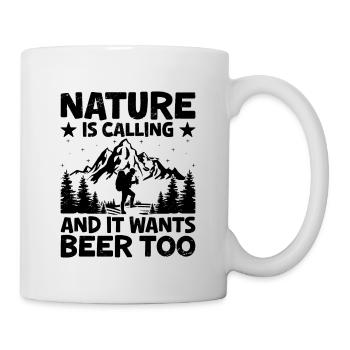 Randonnée Randonnée en plein air Alpinisme Trekking Natur - Mug blanc - blanc - Droite