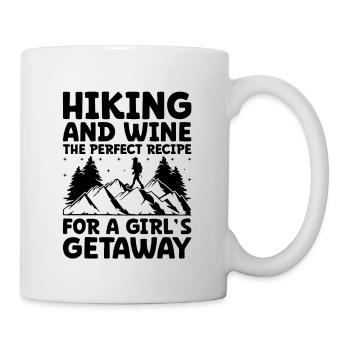 Hiking Nature Trekking Mountaineering Hiker Outdoo - Mug - white - Right