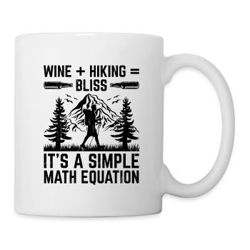 Wandern Natur Trekking Bergsteigen Wanderer Outdoo - Tasse - Weiß - Rechts