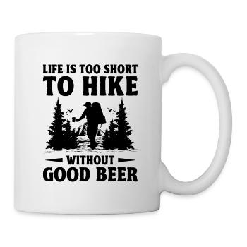 Wandern Natur Trekking Bergsteigen Wanderer Outdoo - Tasse - Weiß - Rechts