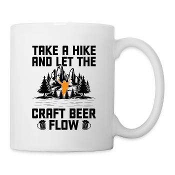 Wandern Natur Trekking Bergsteigen Wanderer Outdoo - Tasse - Weiß - Rechts