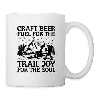 Hiking Nature Trekking Mountaineering Hiker Outdoo - Mug - white - Right