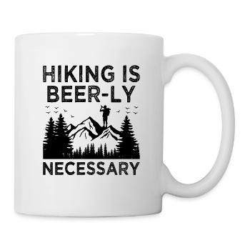 Wandern Natur Trekking Bergsteigen Wanderer Outdoo - Tasse - Weiß - Rechts