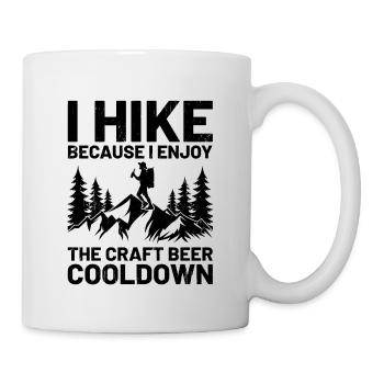 Hiking Nature Trekking Mountaineering Hiker Outdoo - Mug - white - Right