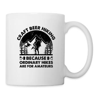 Hiking Nature Mountaineering Trekking Outdoor Hike - Mug - white - Right