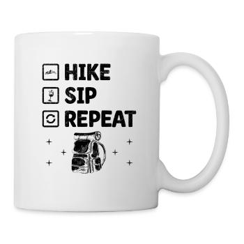 Hiking Nature Mountaineering Trekking Outdoor Hike - Mug - white - Right