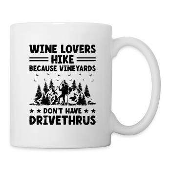 Hiking Nature Mountaineering Trekking Outdoor Hike - Mug - white - Right