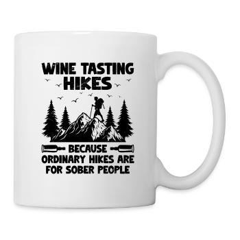 Hiking Nature Mountaineering Trekking Outdoor Hike - Mug - white - Right