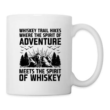 Wandern Natur Bergsteigen Trekking Outdoor Wandern - Tasse - Weiß - Rechts