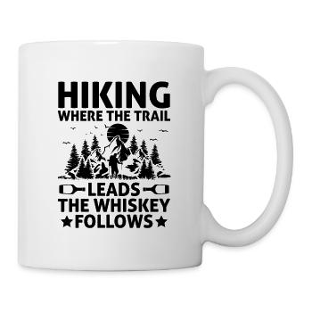 Wandern Natur Bergsteigen Trekking Outdoor Wandern - Tasse - Weiß - Rechts