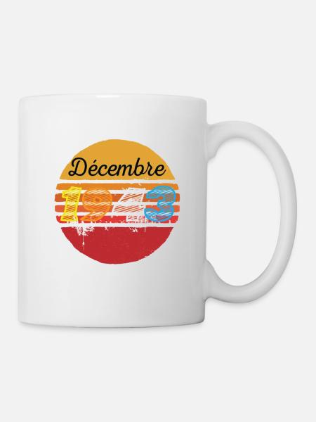 Les Légendes sont nées en Décembre 1943 80 ans - Mug blanc - blanc