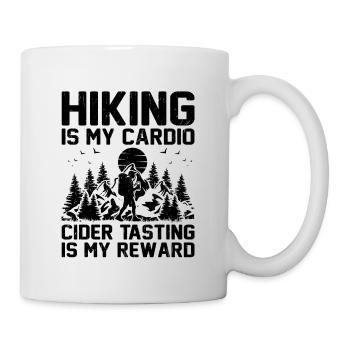 iking Outdoor Nature Hiker Trekking Mountaineering - Mug - white - Right
