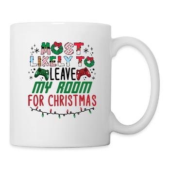 Weihnachten Gaming Gamer Spruch Lustig Humor Xmas - Tasse - Weiß - Rechts