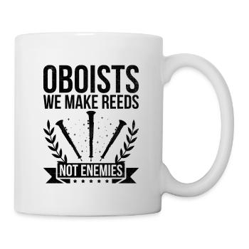 Oboe Player Oboe Basoonist Marching Band Instrumen - Mug - white - Right