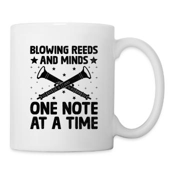 Oboist Oboe Basoonist Marching Band Instrumen - Tasse - Weiß - Rechts