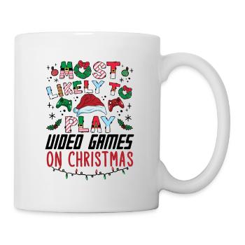 Noël Gamer Gaming Dire Drôle Humour Noël - Mug blanc - blanc - Droite