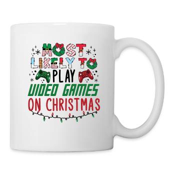 Noël Gamer Gaming Dire Drôle Humour Noël - Mug blanc - blanc - Droite
