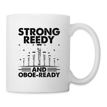 Oboist Oboe Basoonist Marching Band Instrumen - Tasse - Weiß - Rechts