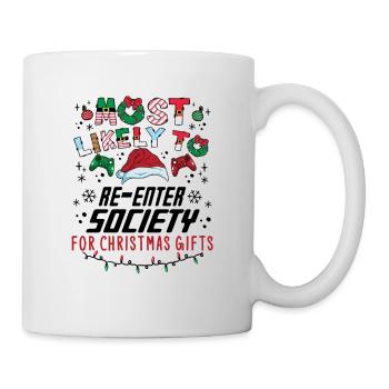 Gamer Gaming Dire Noël Humour Drôle Noël - Mug blanc - blanc - Droite