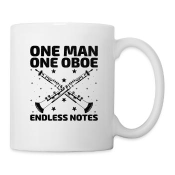 Oboe Player Oboe Basoonist Marching Band Instrumen - Mug - white - Right