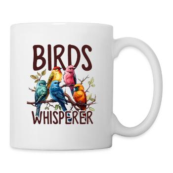 Oiseaux Whisperer Drôle Observation Des Oiseaux Oiseau Oiseau - Mug blanc - blanc - Droite