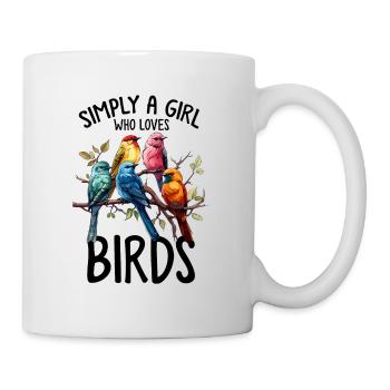 Funny Birder Birdwatching Bird Whisperers Bird - Mug - white - Right