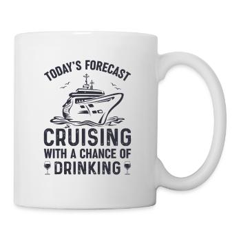 Lustige Kreuzfahrt-Liebhaber Sommerreise Strand - Tasse - Weiß - Rechts