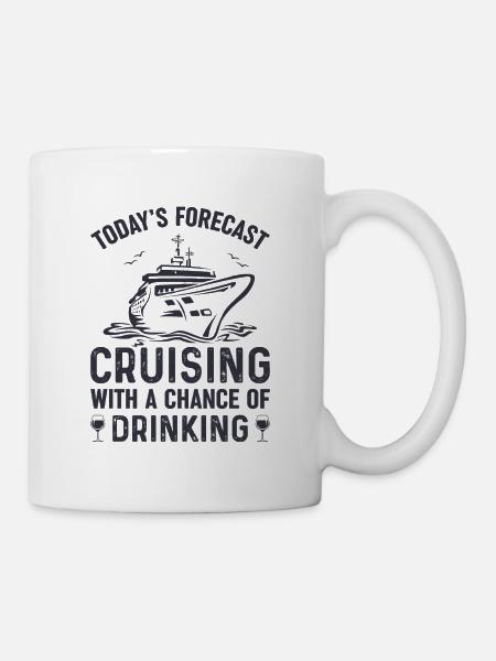 Funny Cruising Lovers Summer Travel Beach - Mug - white