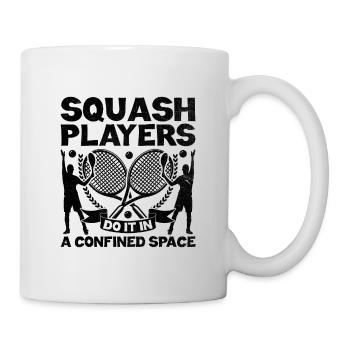 Squash Player Squash Tennis Player Raquetball Spor - Mug - white - Right