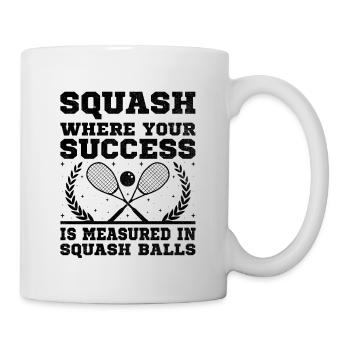 Squash Player Squash Tennis Player Raquetball Spor - Mug - white - Right