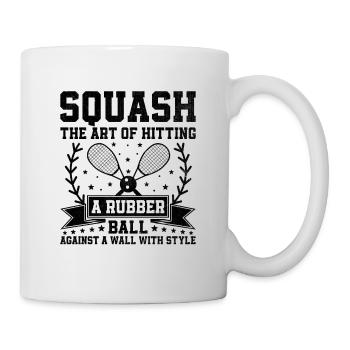 Squash Player Squash Tennis Player Raquetball Spor - Mug - white - Right