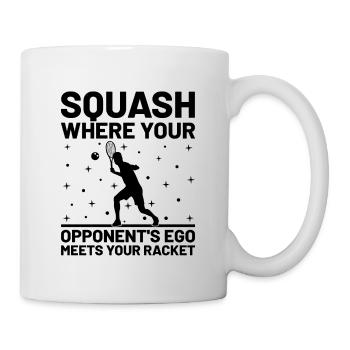 Squash Player Squash Tennis Player Raquetball Spor - Mug - white - Right