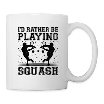Squash Player Squash Tennis Player Raquetball Spor - Mug - white - Right