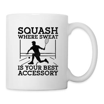 Squash Player Squash Tennis Player Raquetball Spor - Mug - white - Right