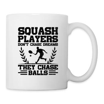 Squash Player Squash Tennis Player Raquetball Spor - Mug - white - Right