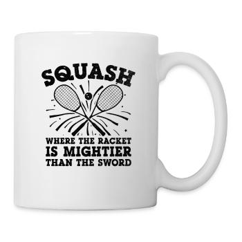 Squash Player Squash Tennis Player Raquetball Spor - Mug - white - Right