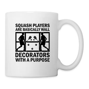 Squash Player Squash Tennis Player Raquetball Spor - Mug - white - Right