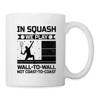 Squash Player Squash Tennis Player Raquetball Spor - Mug - white - Right