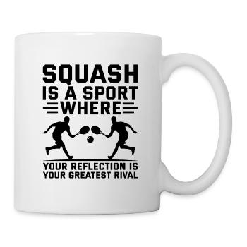 Squash Player Squash Tennis Player Raquetball Spor - Mug - white - Right
